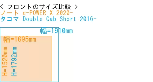 #ノート e-POWER X 2020- + タコマ Double Cab Short 2016-